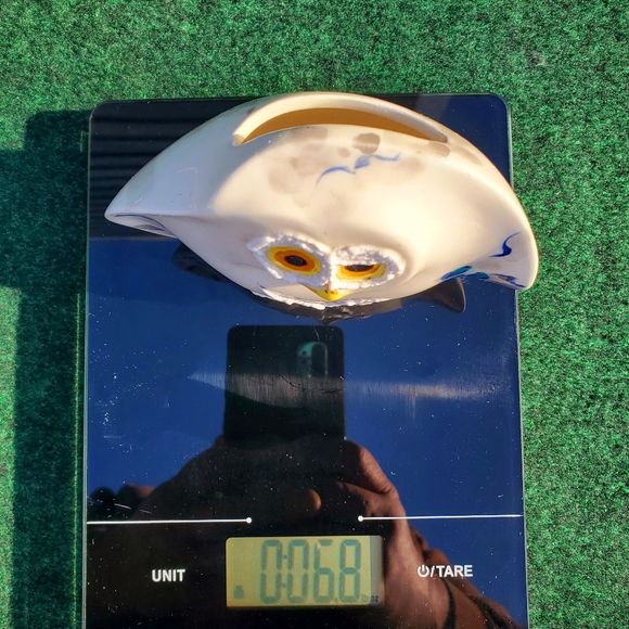 Vintage Rare Barbara Baatz Decorative Ceramic Owl Art Figure Signed By Artist - Picture 10 of 11